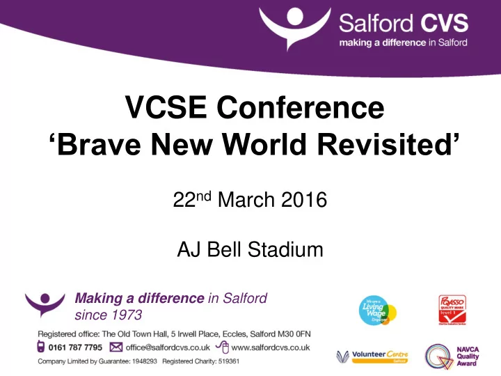 vcse conference
