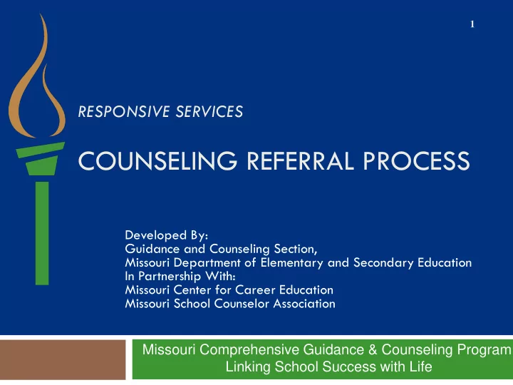 counseling referral process