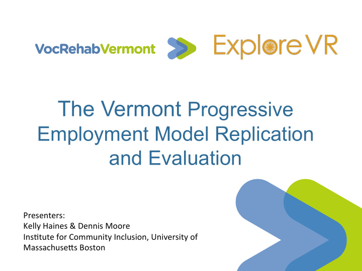 the vermont progressive employment model replication and