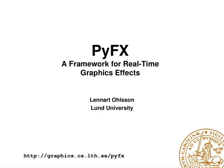 pyfx