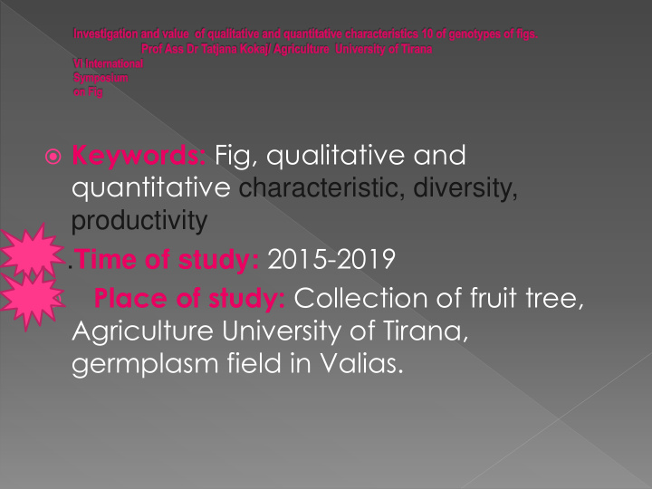 keywords fig qualitative and quantitative characteristic