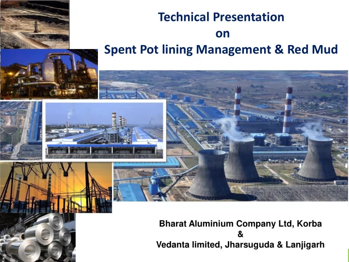 technical presentation on spent pot lining management red
