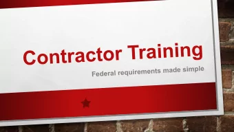 What you need to know to contract with BHA?  Federal requirements:  General BHA rules:  Section
