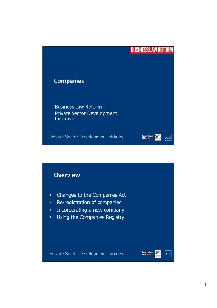 companies