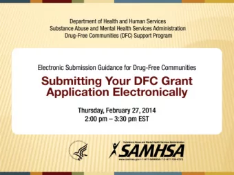~SAMHSA  ~ Department of Health and Human Services Substance Abuse and Mental Health Services