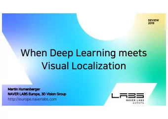 WhenDeepLearningmeets  VisualLocalization  Mar  MartinHu  Humenberger  NA