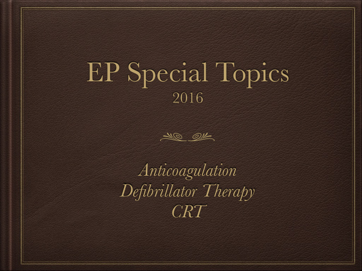 ep special topics