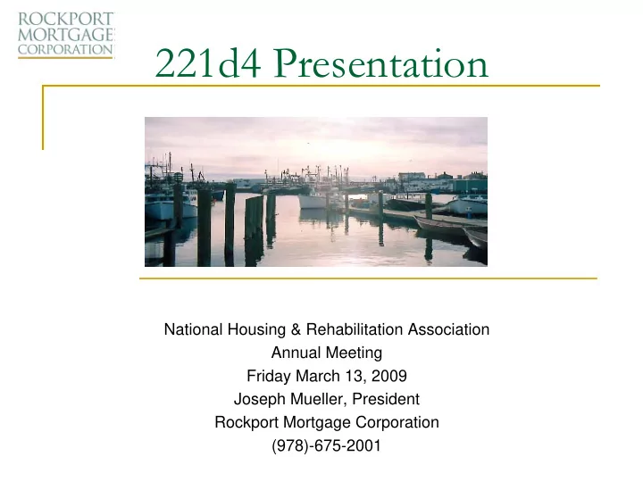 221d4 presentation
