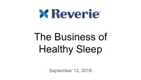 the business of healthy sleep