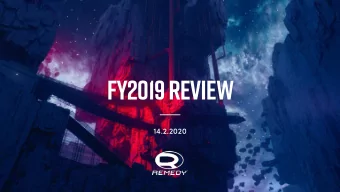 FY2019 review  14.2.2020  agenda  1  Year in review  2  Financial results  3  Summary &amp; outlook