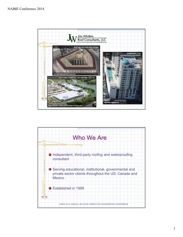 who we are