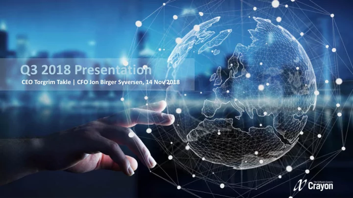 q3 2018 presentation
