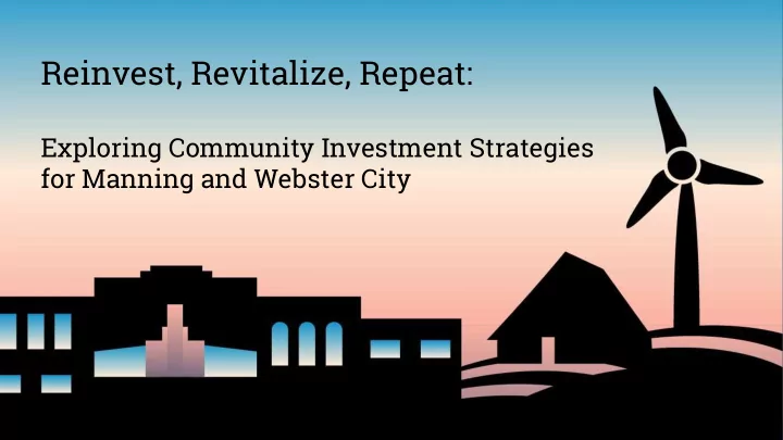 reinvest revitalize repeat