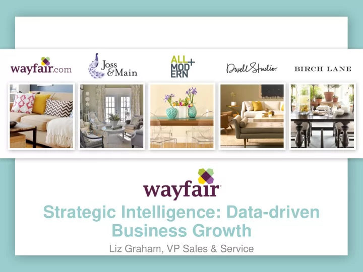 strategic intelligence data driven business growth