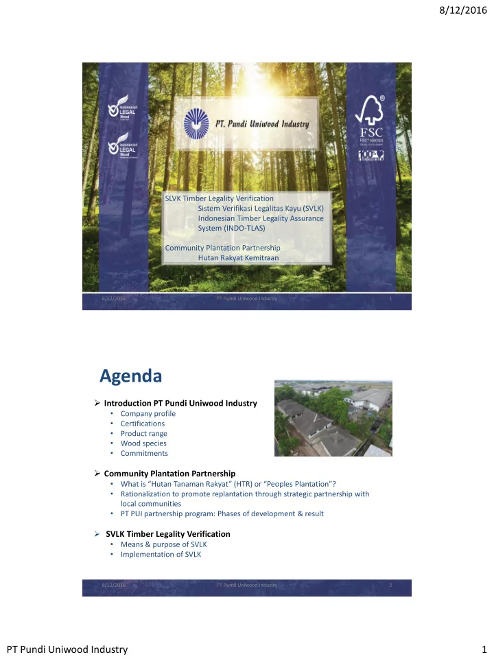 agenda