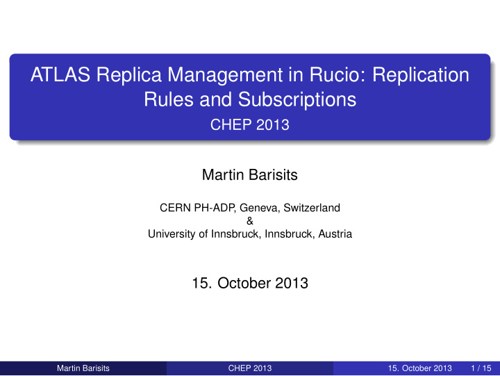 atlas replica management in rucio replication rules and