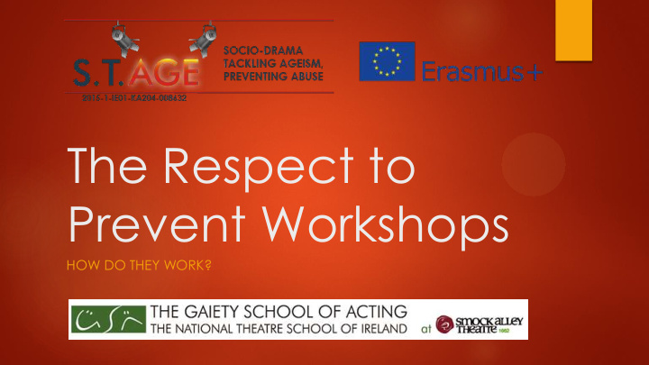 the respect to prevent workshops