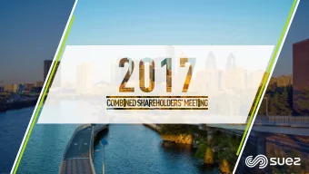 Disclaimer  This presentation contains estimates and/or forward-looking statements and information.