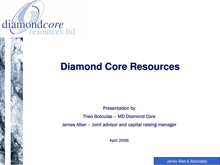 diamond core resources diamond core resources