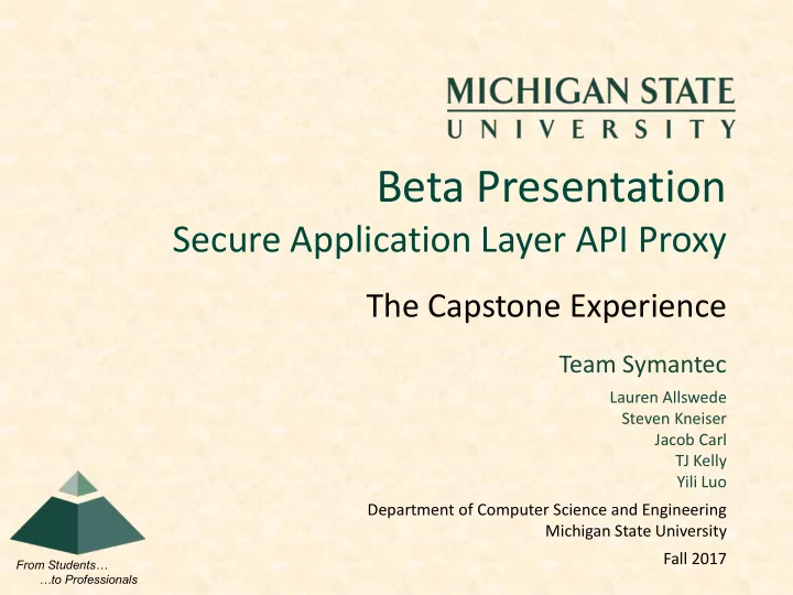 beta presentation