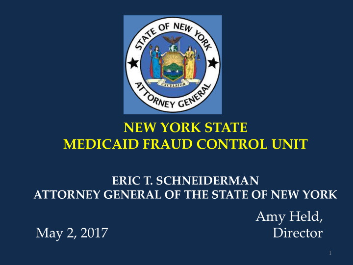 eric t schneiderman attorney general of the state of new