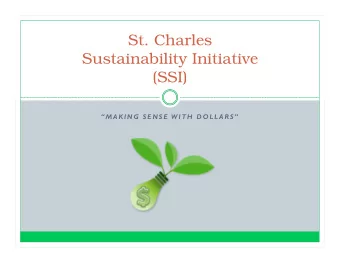 St. Charles  Sustainability Initiative  (SSI)
