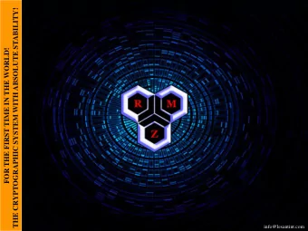 THE CRYPTOGRAPHIC SYSTEM WITH ABSOLUTE STABILITY!  FOR THE FIRST TIME IN THE WORLD!