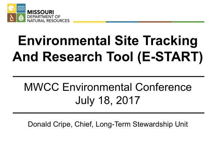 environmental site tracking and research tool e start