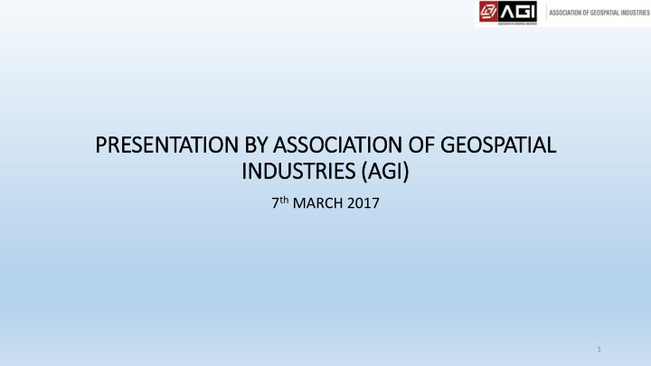 in industries a agi