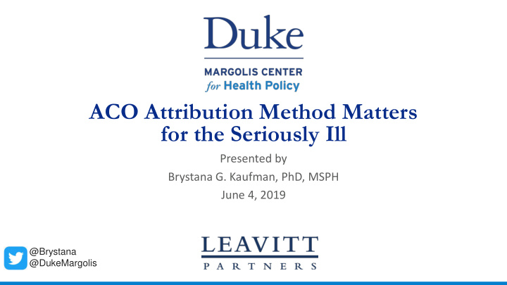 aco attribution method matters