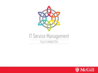 Agenda  Incident management  Request fulfilment  Tickets  Templates  The Big Day