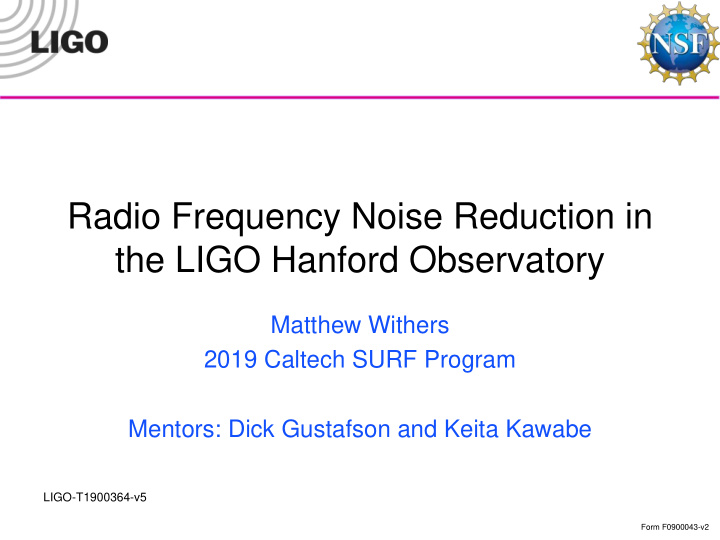the ligo hanford observatory