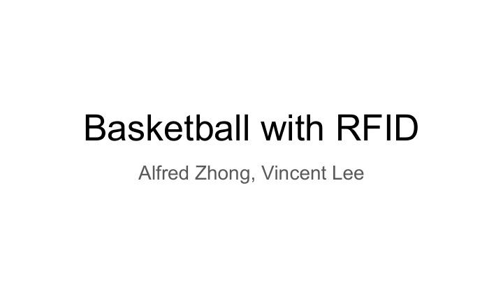 basketball with rfid