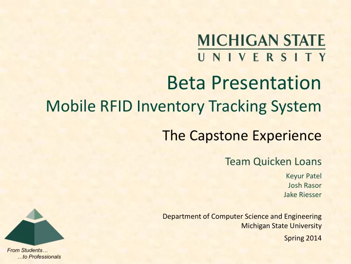 beta presentation
