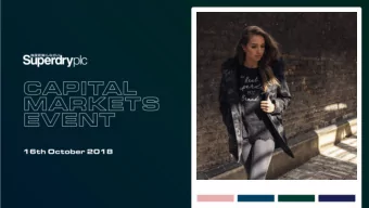 Agenda. Introduction  Euan Sutherland  4.30pm Adapting stores for a digital world  Nick Tatum