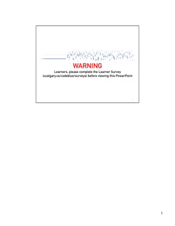 1    Welcome  to  Intro  To  Code  Blue!    2    We have 4 simple goals