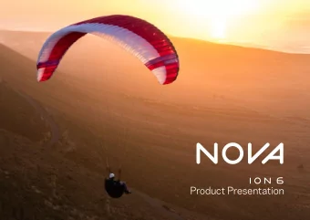 Product Presentation  ION 6  Adventure awaits  The fundamentally redesigned ION 6 (EN/LTF B) is