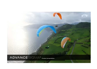 Product presentation  2  ADVANCE SIGMA 9  Compact Power  Product presentation contents  SIGMA 9