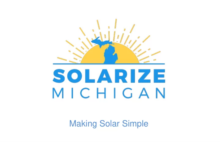 making solar simple what is solarize