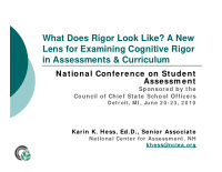 what does rigor look like a new lens for examining