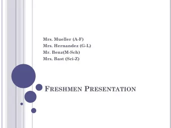 T HINGS TO KNOW   9 th Grade Counts!  Self-Advocate: It will  be up to you to ASK  Grades