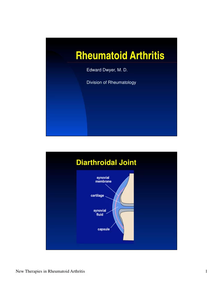 rheumatoid arthritis
