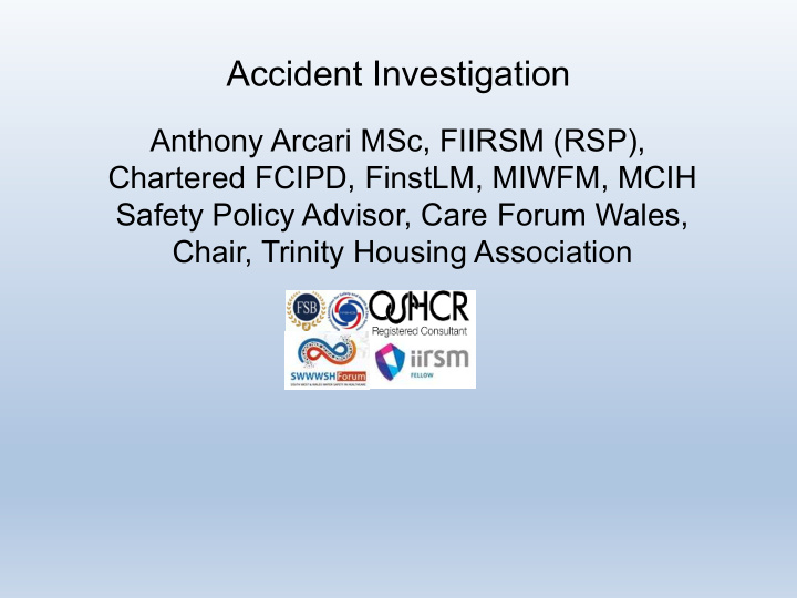 accident investigation