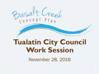 Tualatin City Council  Work Session  November 28, 2016  1  Council Action  Co  Confirm L  Lan