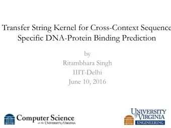 Transfer String Kernel for Cross-Context Sequence  Specific DNA-Protein Binding Prediction  by