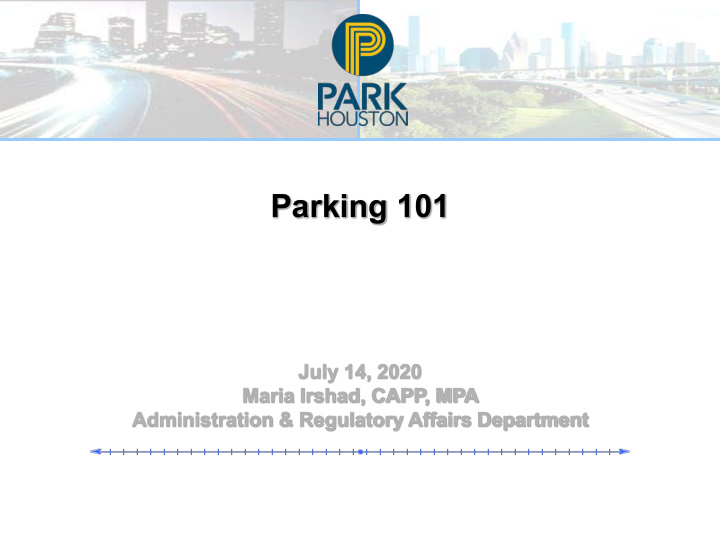 parking 101