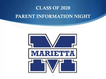 PARENT INFORMATION NIGHT  1  Administration  Position  Name &amp; Contact Info  Keith Ball