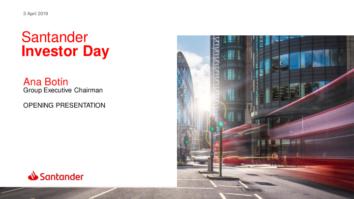 santander investor day