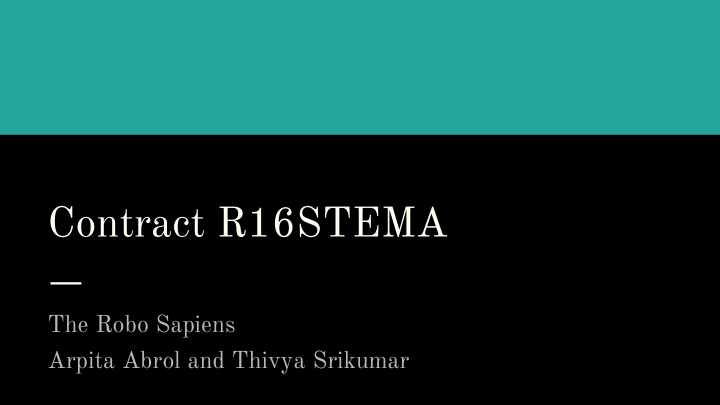 contract r16stema