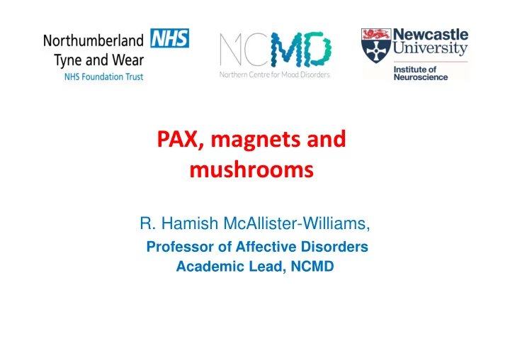 pax magnets and mushrooms